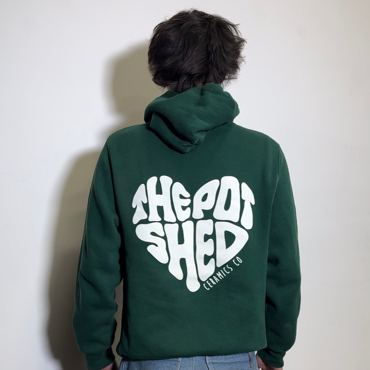 Green potshed hoodie