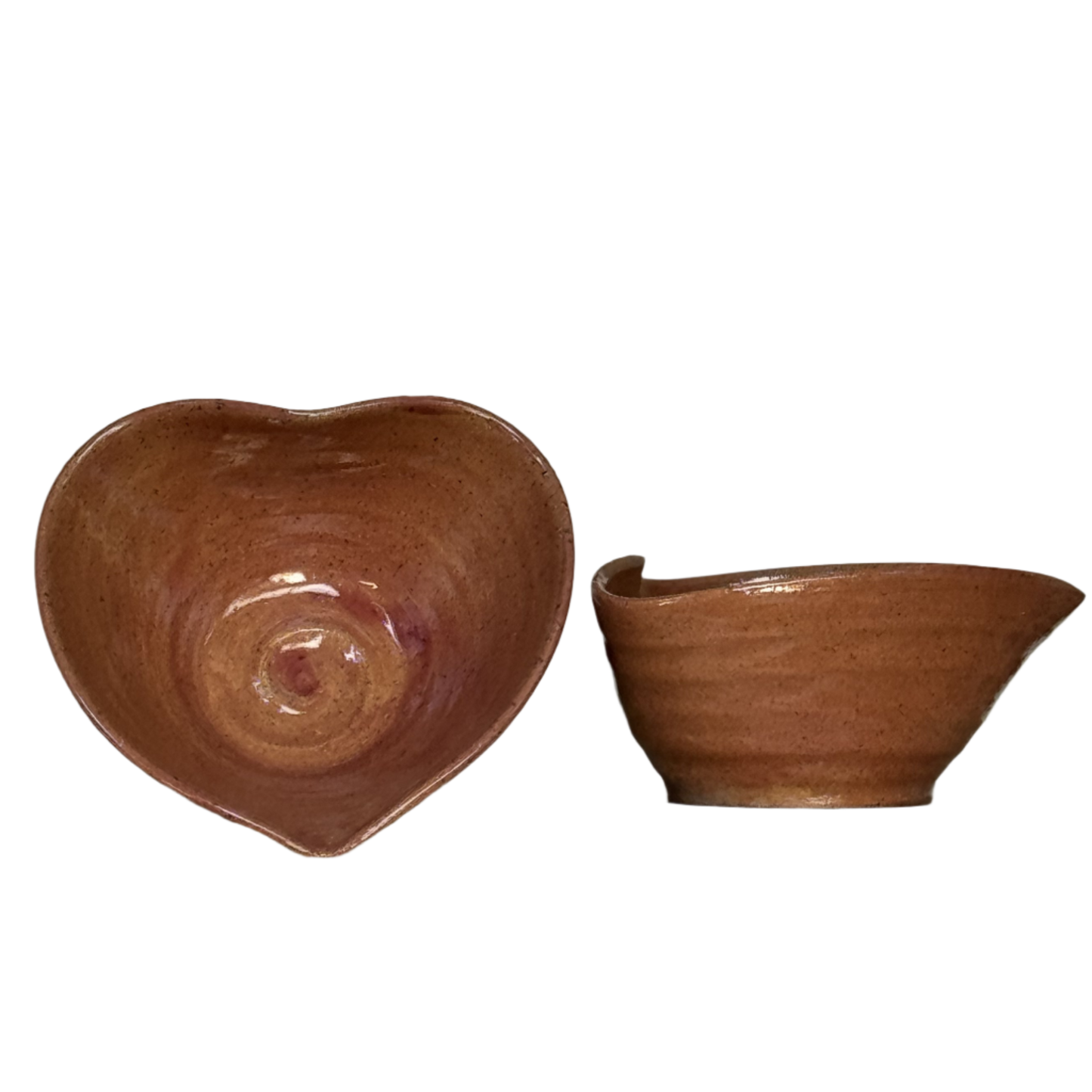 pink heart bowl