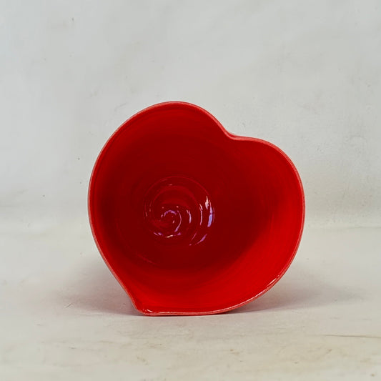 Red cup on a white background