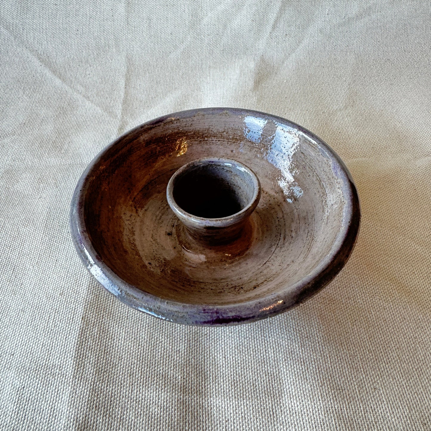 Ceramic candle holder