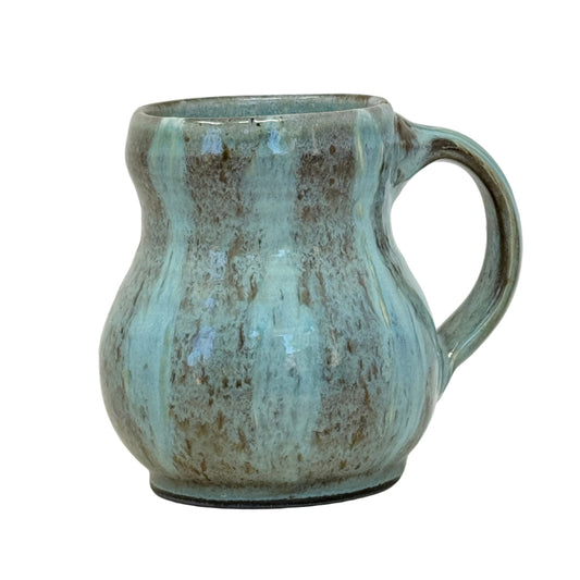 blue stripe mug