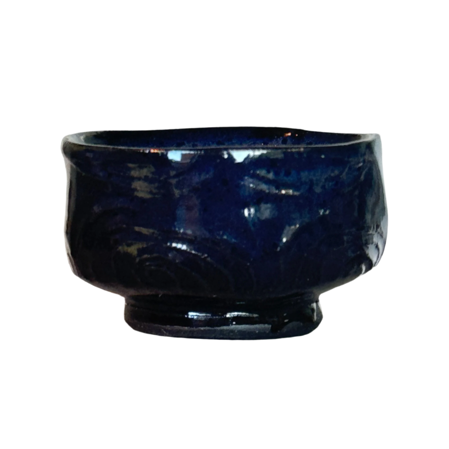 Little blue swirl bowl