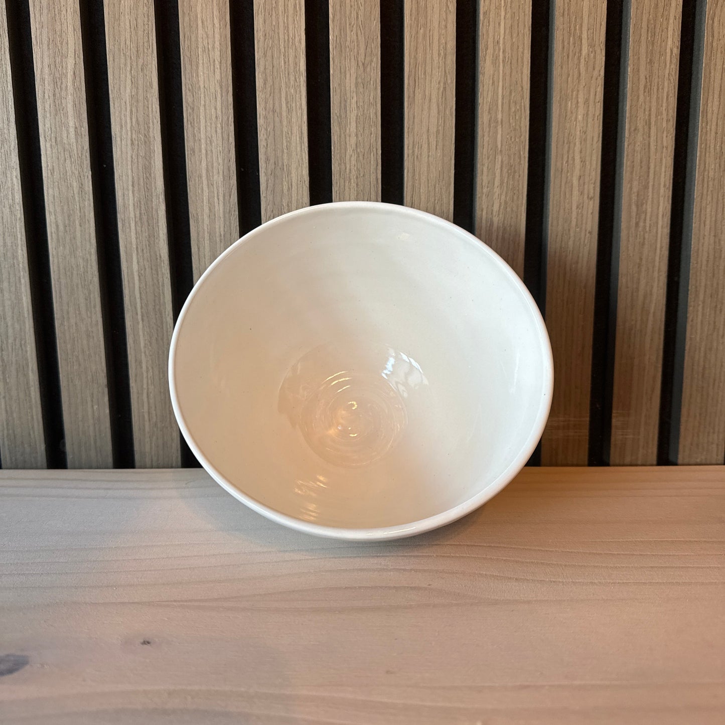 White bowl ceramic