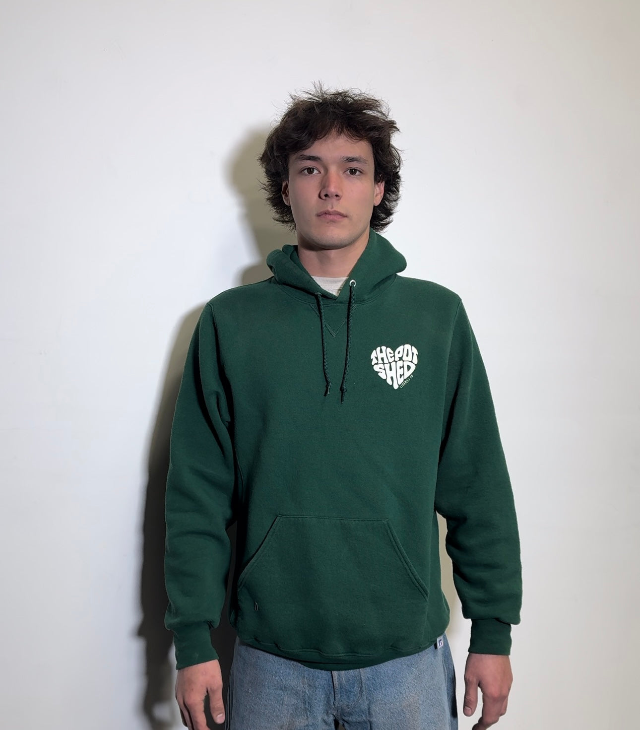 Green potshed hoodie