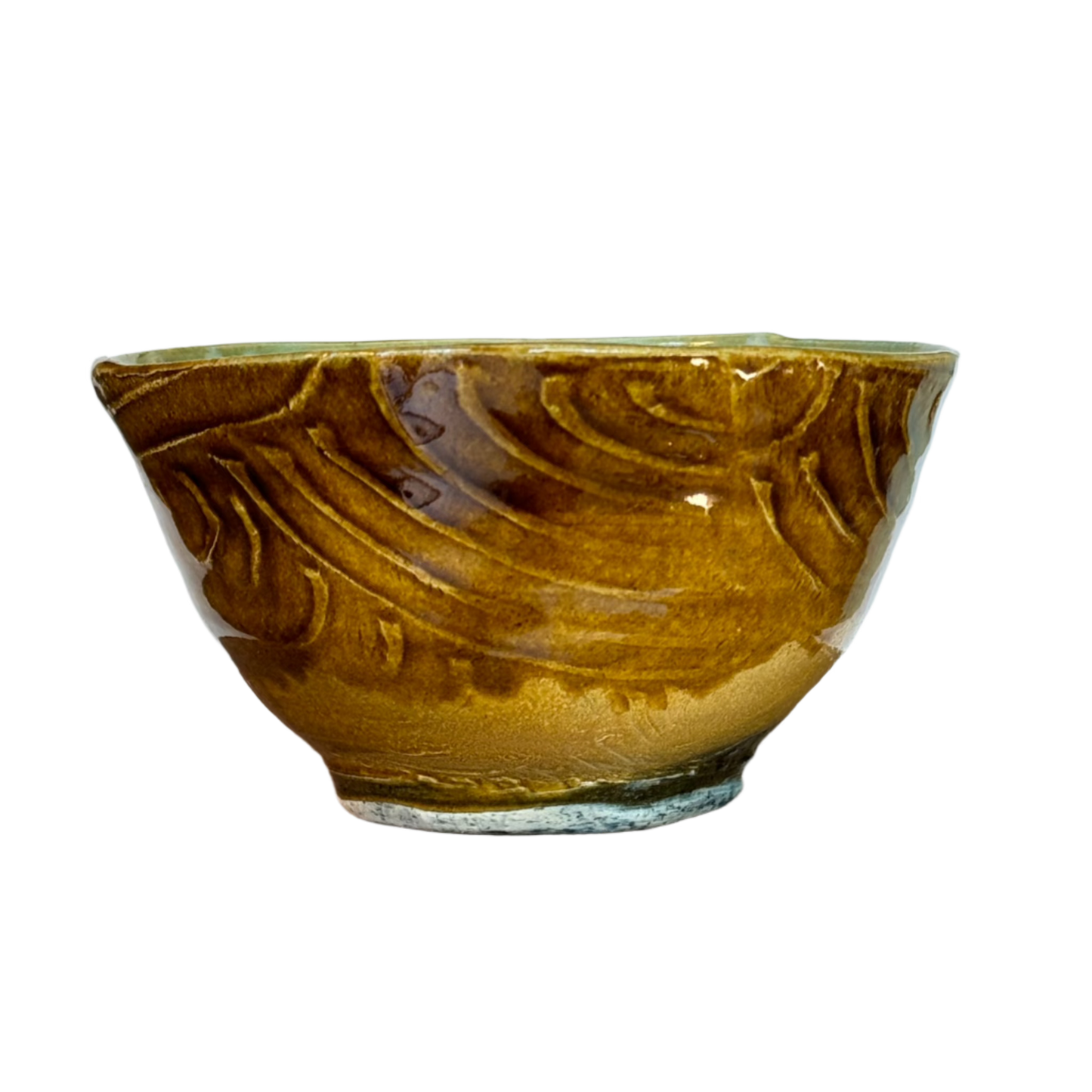 Brown mold bowl